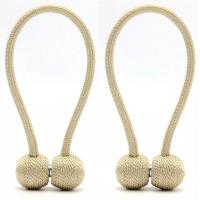 Buy cheap Furniture Waterproof Polyester Ball Curtain Tiebacks product