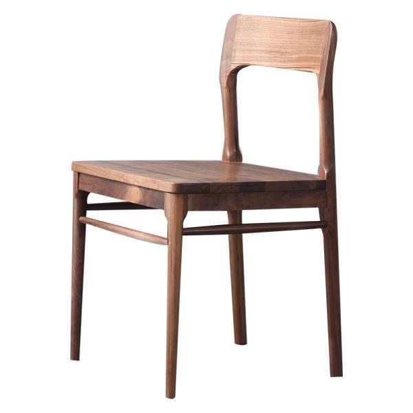 Buy cheap Contemporary Solid Wood Chairs / Wooden Restaurant Chairs Without Armrest from wholesalers