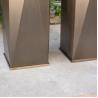 Buy cheap Unique style octagonal large metal flower pots for flowers from wholesalers