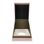 Magnetic Cardboard Jewellery Packaging Box With Velvet Insert For Necklace