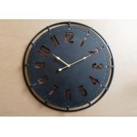 Buy cheap Home Decor Black Round Hollow Carved Wall Clock product