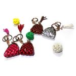 Smooth Surface Mini Coin Purse Keyring