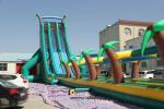 Super long tropical rainforest slide WSS-276/0.55mm PVC Material For Adults