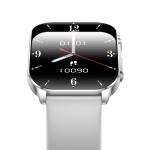 KW281M 2.01" AMOLED Flexible Curved Screen Smart Watch PVD Metal Frame flexible