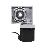 Buy cheap 80mm Motor Length Hollow Single Shaft Nema 34 Stepper Motor Worm Gear Reducer product