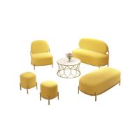 Buy cheap Elegent Velvet Fabric Modern Living Room Sofa Set Scandinavian Style product