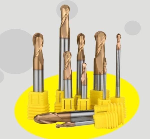 Buy cheap 58 Degree Carbide Ball Nose Milling Cutter 2 Flutes 50-150 Mm Length from wholesalers