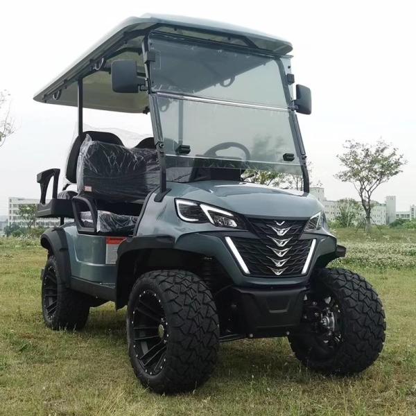 Buy cheap CUSTOMIZED FREE ELECTRIC GOLF CARTS SHIPPING FRONT LIGHT 4 WHEEL 4 SEATERS from wholesalers