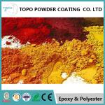 RAL1004 golden yellow electrostatic thermoset powder coating for Excellent