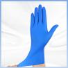 Buy cheap Disposable 9 Inch Lab Safety Gloves Blue Synthetic Nitrile Gloves from wholesalers