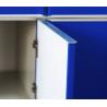 Buy cheap Lightweight Two Tier Lockers , Blue Swimming Pool Lockers H2000 * W933 * D450mm from wholesalers