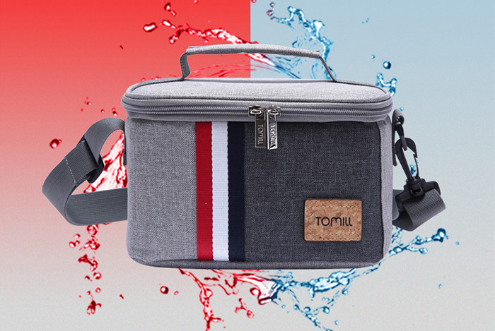 Waterproof Lunch Cooler Bags Large Capacity 600D Polyester Material For Office Women