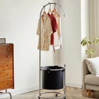 Buy cheap Modern Simple Floor Rack Stainless Steel / PU Leather Organiser product