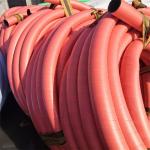 Water Rubber Discharge Hose Pipe Sump Pump Drain Hose 50Ft 5 Inch 6 Inch