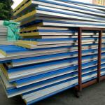 50mm A grade fire rating glass wool insulated sandwich roof panel use 20ft