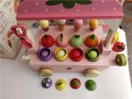 Children'S Wooden Simulation Ice Cream Cone Machine