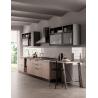Buy cheap Customized Modern Wood Veneer Kitchen Cabinet Set Minimalist Kitchen System from wholesalers