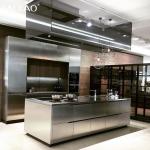 Customized Aluminum Simple Design Full Set Modern 304 Stainless Steel Kitchen
