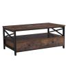 Buy cheap Vintage Industrial Coffee Table Furniture, Coffee Table With Drawer, Particleboard Coffee Table, XLCT21BX from wholesalers