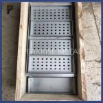 Welding Molybdenum Trays TZM Moly Boat Riveted Sintering Stamping Welding Boats