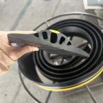 Garage Ground Seal Rubber Weatherstrip for Width Range 50-220mm and 55-65 Shore