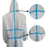 Buy cheap Waterproof VASTPROTECT-609 Hooded White Microporous Coverall for Industrial Protection from wholesalers