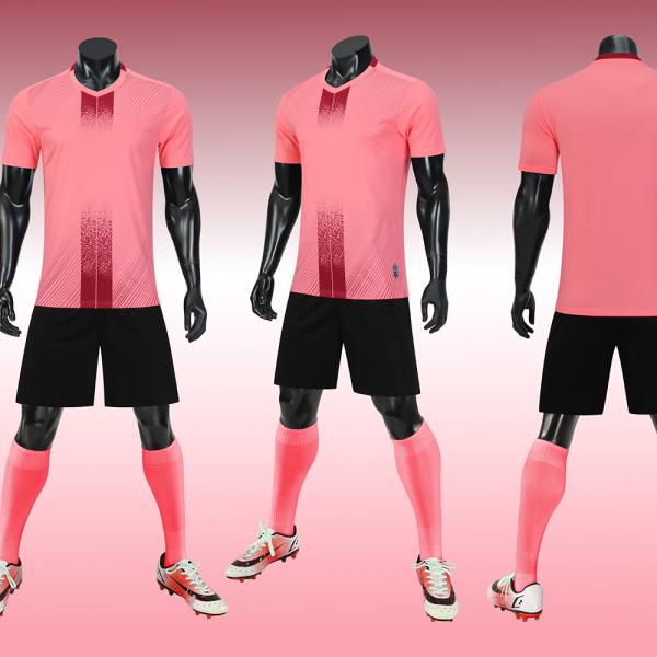 Buy cheap Optional Color Plain Soccer Jersey Premium Fabric Breathable Football Dress Full Set from wholesalers