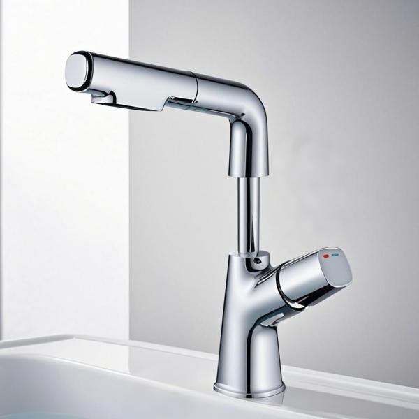 Buy cheap Modern Bathroom Faucet Basin Surface Angel Lift Pull Out Type from wholesalers