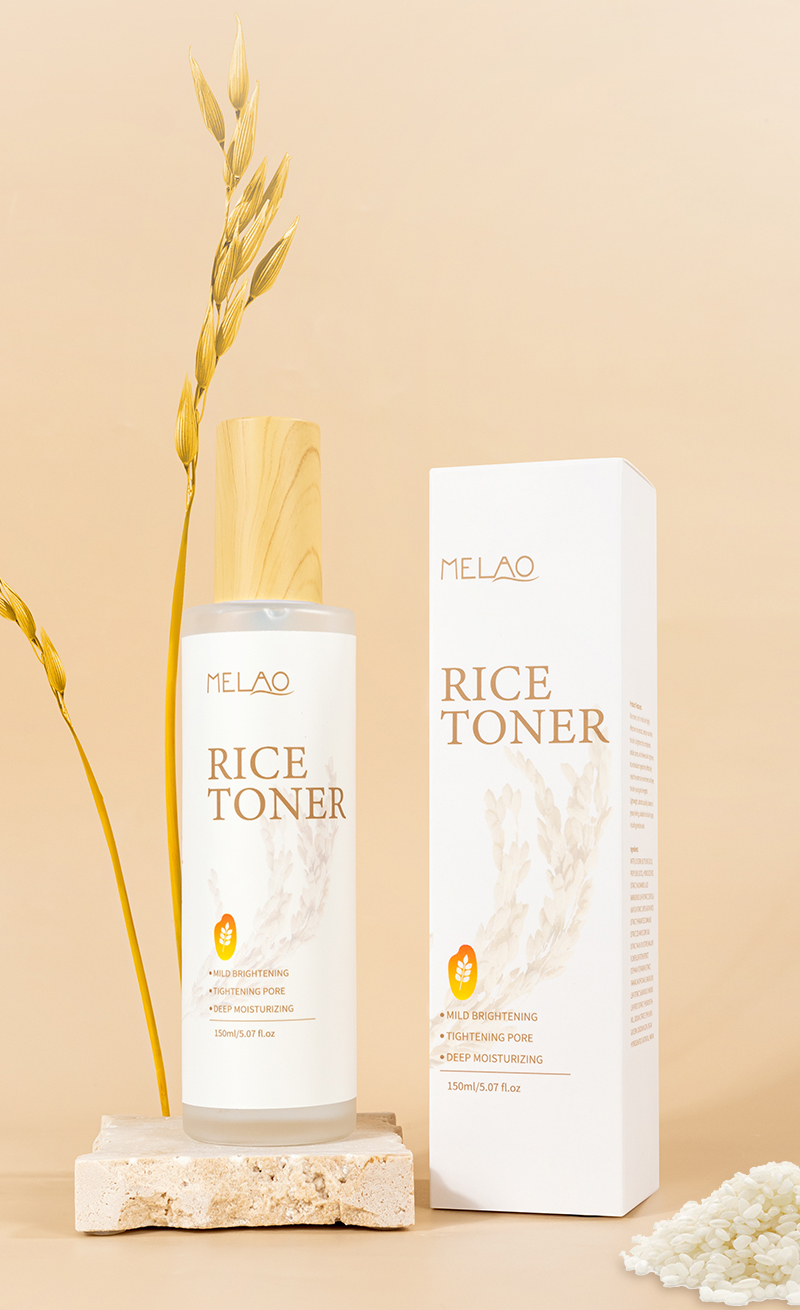 Custom Logo Organic Natural Skincare Milk Toner Moisturizing Face Care Korean Rice Water Face Toner For Women