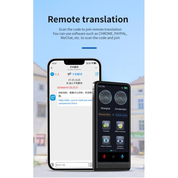 M13 Smart Instant Voice Translator Device Offine Polish Ukrainian Turkish Czech Russian