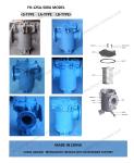 MARINE CAN WATER FILTERS JIS F7121-CAN WATER STRAINERS BODY CAST IRON FILTER