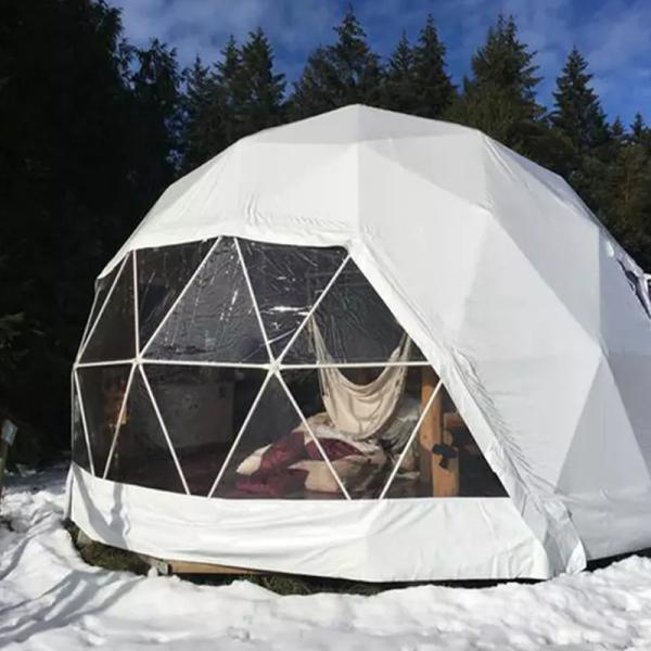Buy cheap Hotel Decoration Inflatable Round Dome Tent Prefab Geodesic from wholesalers