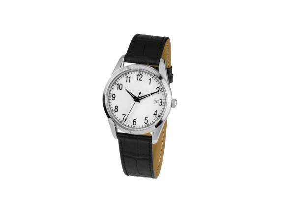 Buy cheap Black Customized Quartz Stainless Steel Watch High End Printed Number Mark from wholesalers