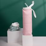 Silicone Collapsible Water Bottles Pop Its Water Bottle For Toddlers Camping Cup