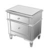 Buy cheap Living Room Mirrored Chests And Nightstands , Clear Glass Mirror Nightstand from wholesalers