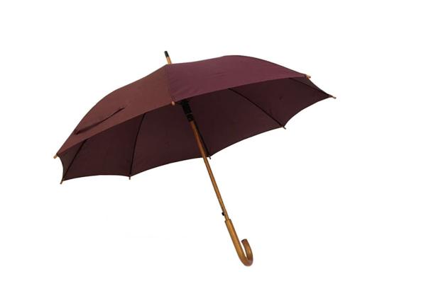 Buy cheap Portable Brown Wooden Handle Umbrella Extra Durable Strong For Heavy Winds from wholesalers