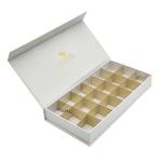 Custom Luxury Rigid Fancy Gold Foil Stamping Logo Square Rectangle Candy