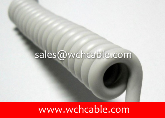 UL20724 Abrasion Resistant Polyurethane Spring Cable