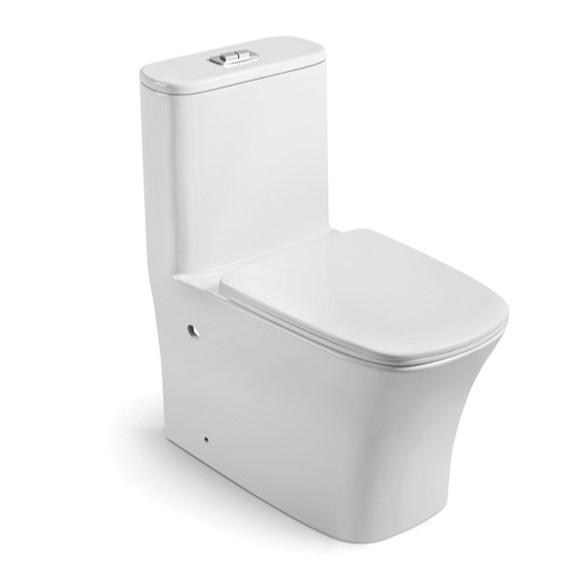 Buy cheap Modern White Ceramic One Piece Toilet Floor Mounted P Trap S Trap Dual Flush Elongated from wholesalers