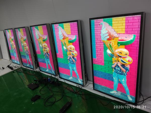Buy cheap Fanless PCAP Outdoor LCD Display OLED 3000nits 55" Super Slim Rs232 from wholesalers