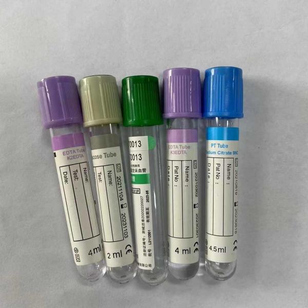 Buy cheap Hematology Test Vacuum Blood Collection Tube Glass Plastic from wholesalers
