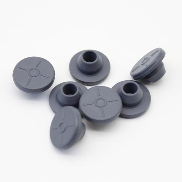 Buy cheap 13mm Grey Bromobutyl Rubber Stopper Self Sealing Chemicals Resistant from wholesalers