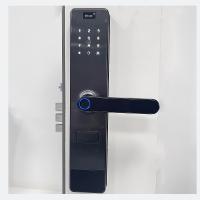 Buy cheap WIFI Intelligent Fingerprint Door Lock Residential Smart Black Color product