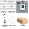 Buy cheap Product size 149*49*10mm Multi-Function Smart Touch Dimmer Switch for Modern Living from wholesalers