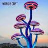 Buy cheap Lighting Abstract Metal Garden Plant Sculptures 3D+2D Design from wholesalers