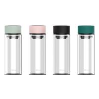 Buy cheap IFUN Colorful Double Wall Tea Infuser Flask Tea Filter Glass Bottle 300ml product