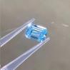 Buy cheap Fancy Intense Color Loose Lab Grown Blue Diamonds Emerald Cut from wholesalers