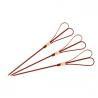 Buy cheap 9cm Disposable Heart Shaped Decorative Bamboo Food Picks Toothpicks For Wedding from wholesalers