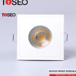 Bathroom Square Waterproof IP65 Downlight 50000 Life Span 2 Year Warranty