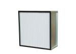 Commercial Aluminium Foil Separator Deep_Pleat High Efficiency Air Filter H13